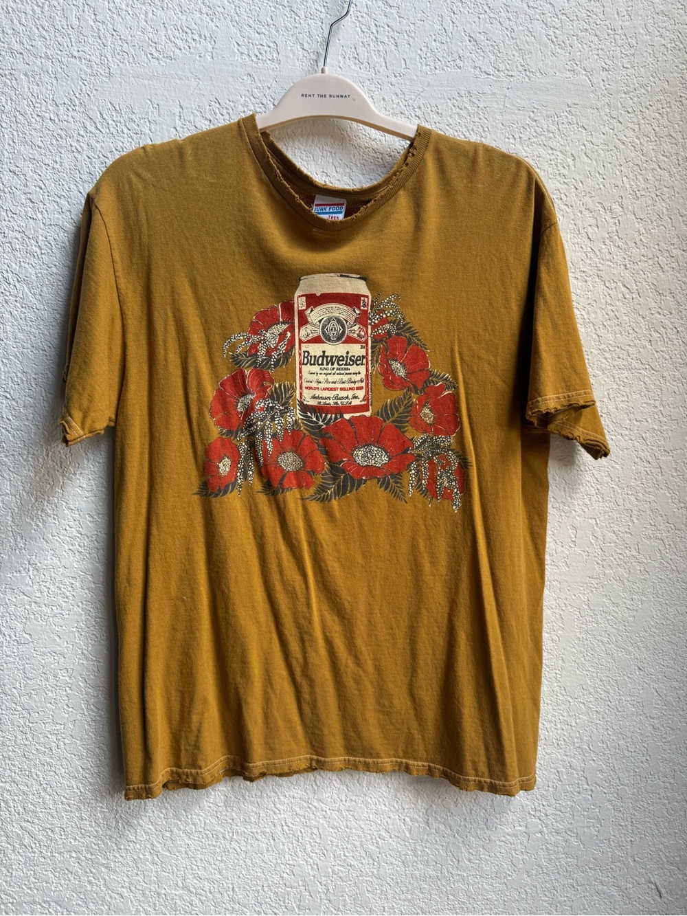 Junk Food Budweiser Flowers Tee